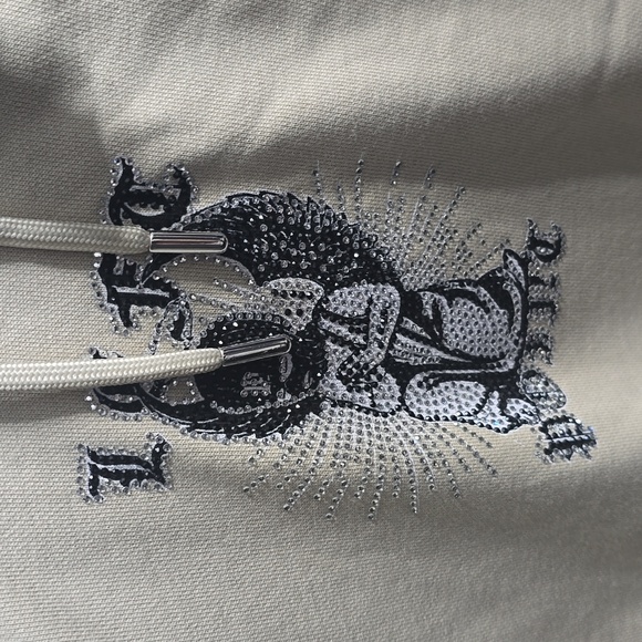 LeftPoint Cream Rinstone Hoddie. - Picture 3 of 5